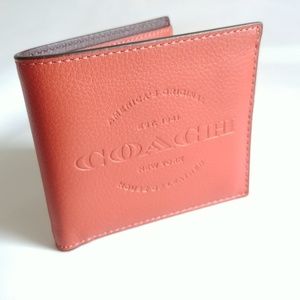 Coach Dbl bill Wallet Natural Terracotta - HOT